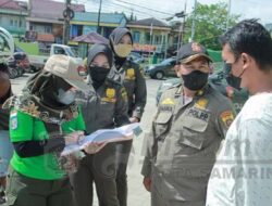 Operasi Yustisi Samarinda Jaring 54 Pengguna Jalan yang Tak Pakai Masker
