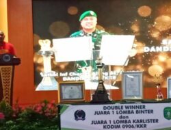 Dandim Terbaik Ada di Kutai Kartanegara, Bawa Kodim Raih Double Winner Kejuaraan Nasional
