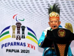 Buka Peparnas XVI Papua, Wapres Ma’ruf Amin: Ajang untuk Mendobrak Batas Diri