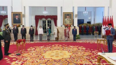 Presiden Jokowi Lantik Andika Perkasa sebagai Panglima TNI
