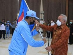 Lepas Kontingen Kaltim ke Peparnas XVI Papua, Gubernur: Selamat Berjuang