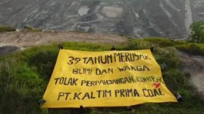 Jatam Kaltim Tolak perpanjangan Kontrak PT KPC di Kutai Timur, Ini Alasannya