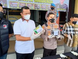 Polresta Samarinda Bekuk Tiga Tersangka Narkoba, Amankan Dua Kilogram Sabu-Sabu
