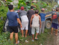 Sopir Kena Serangan Jantung, Pikap Kecelakaan di Jalan Poros Tenggarong