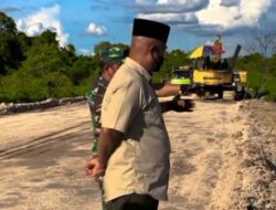 Perbaikan Jalan Dusun Pendamaran Masuk Tahap Beton dan Pembuatan Turap