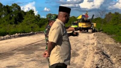 Perbaikan Jalan Dusun Pendamaran Masuk Tahap Beton dan Pembuatan Turap
