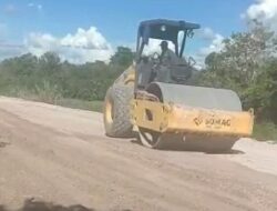 Jalan Dusun Pendamaran Sudah Bisa Dilewati, Dinas PU Kukar Genjot Perbaikan Permanen