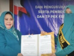Ketua dan Pengurus TP-PKK Samboja Dilantik, Ini Pesan Maslianawati
