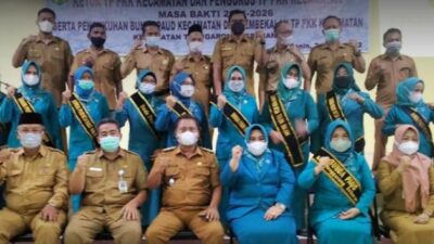 Ketua PKK dan Bunda PAUD Tenggarong Seberang Dilantik, Ini Harapan Maslianawati