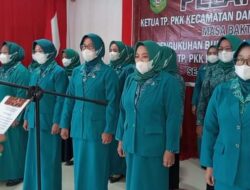 TP-PKK Kecamatan Muara Muntai Dilantik, Camat Harap Lakukan Inovasi Pemberdayaan Perempuan