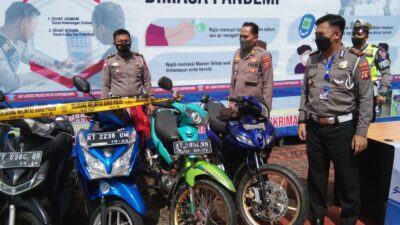 Satlantas Polres Kukar Tindak Tegas Belasan Pelaku Balap Liar, Ini yang Dilakukan