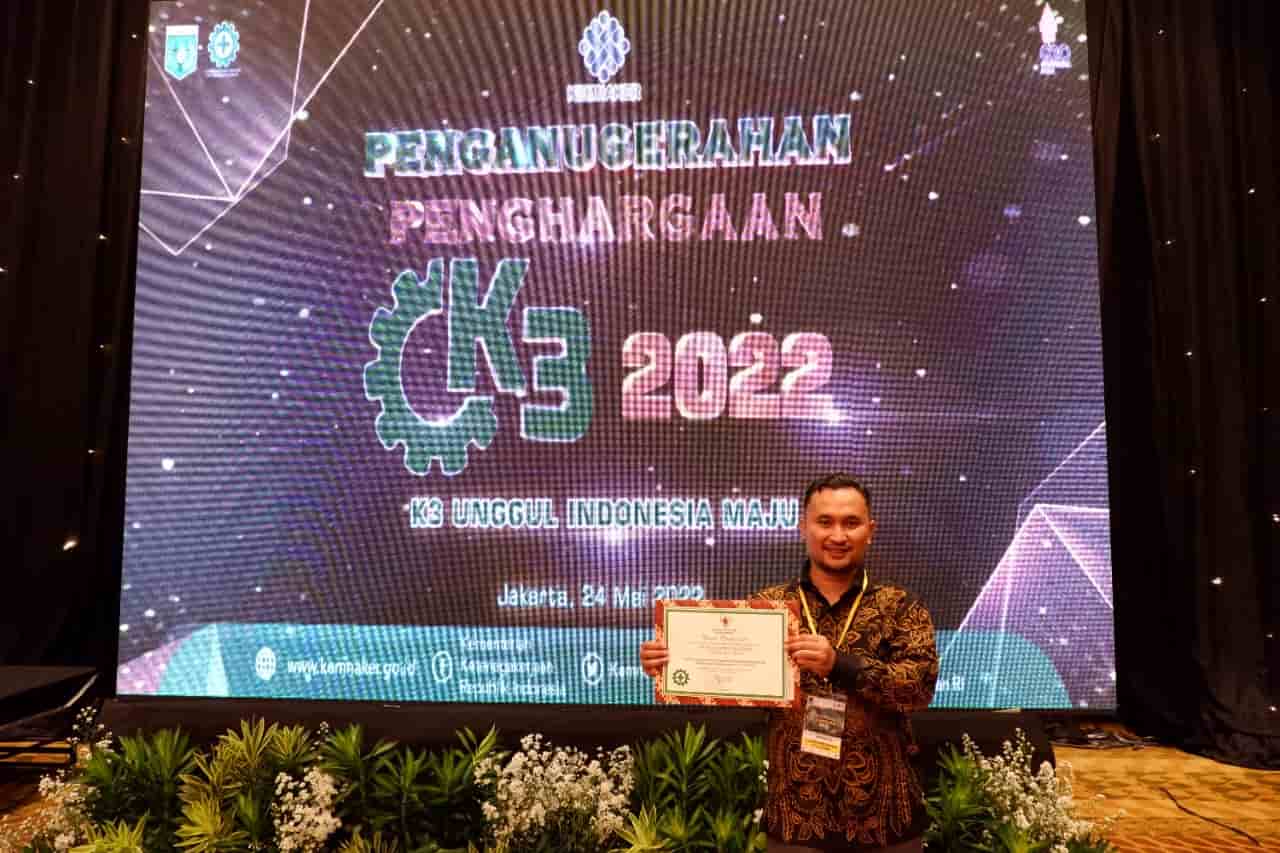 Capai 85 Juta Jam Kerja Tanpa Kecelakaan, MHU Sabet Penghargaan dari Kemnaker