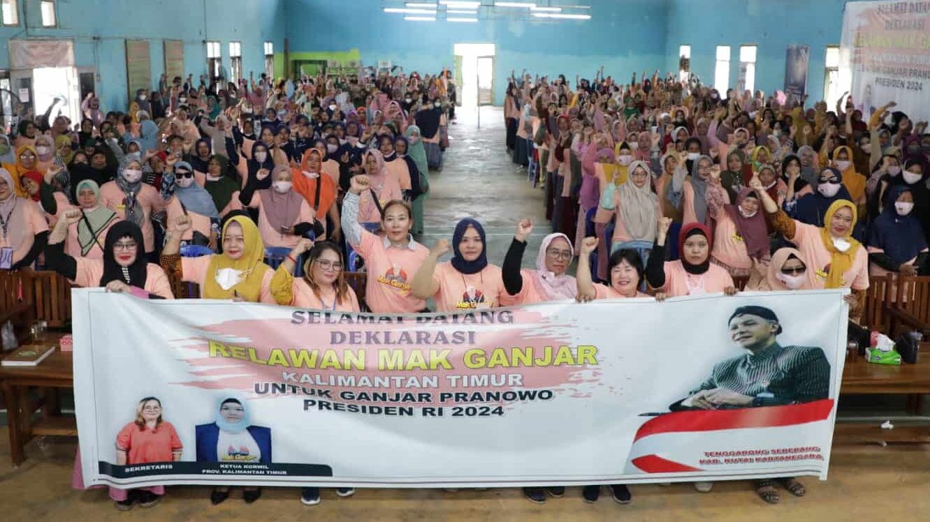 Gaungkan Ganjar Presiden 2024, Emak-Emak di Kaltim Bilang Begini