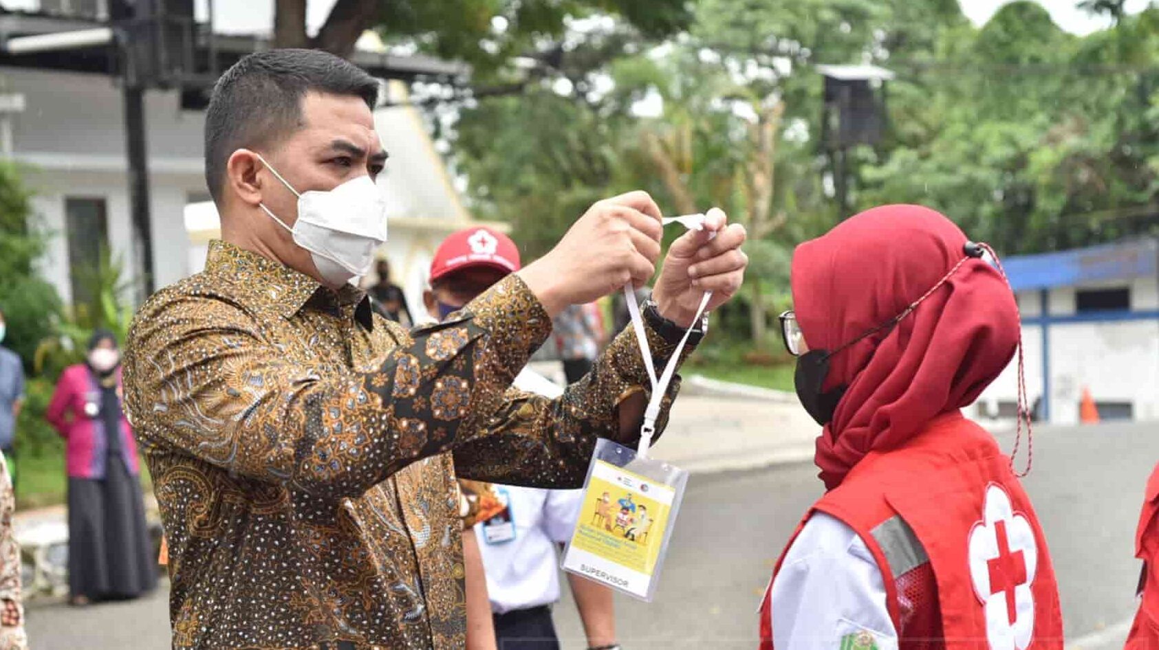 Kampanyekan Campak Rubella, Ratusan Relawan PMI Dilepas Wali Kota Samarinda