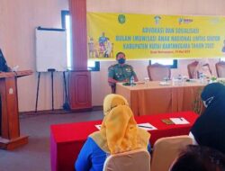 BIAN 2022, Pemkab Kukar Sosialisasikan Pentingnya Pencegahan Campak Rubella.