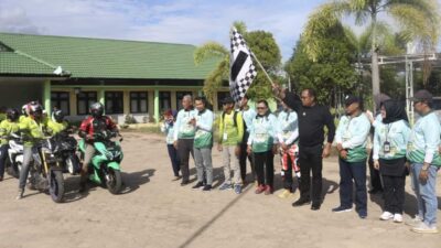 Lepas Peserta Biker’s Tour Camp, Ini Harapan Wabup Kutim Kasmidi Bulang