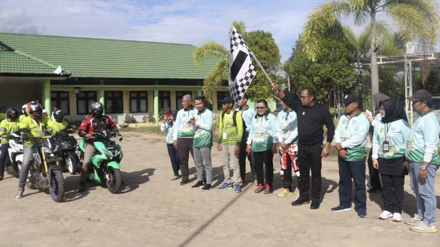 Lepas Peserta Biker’s Tour Camp, Ini Harapan Wabup Kutim Kasmidi Bulang