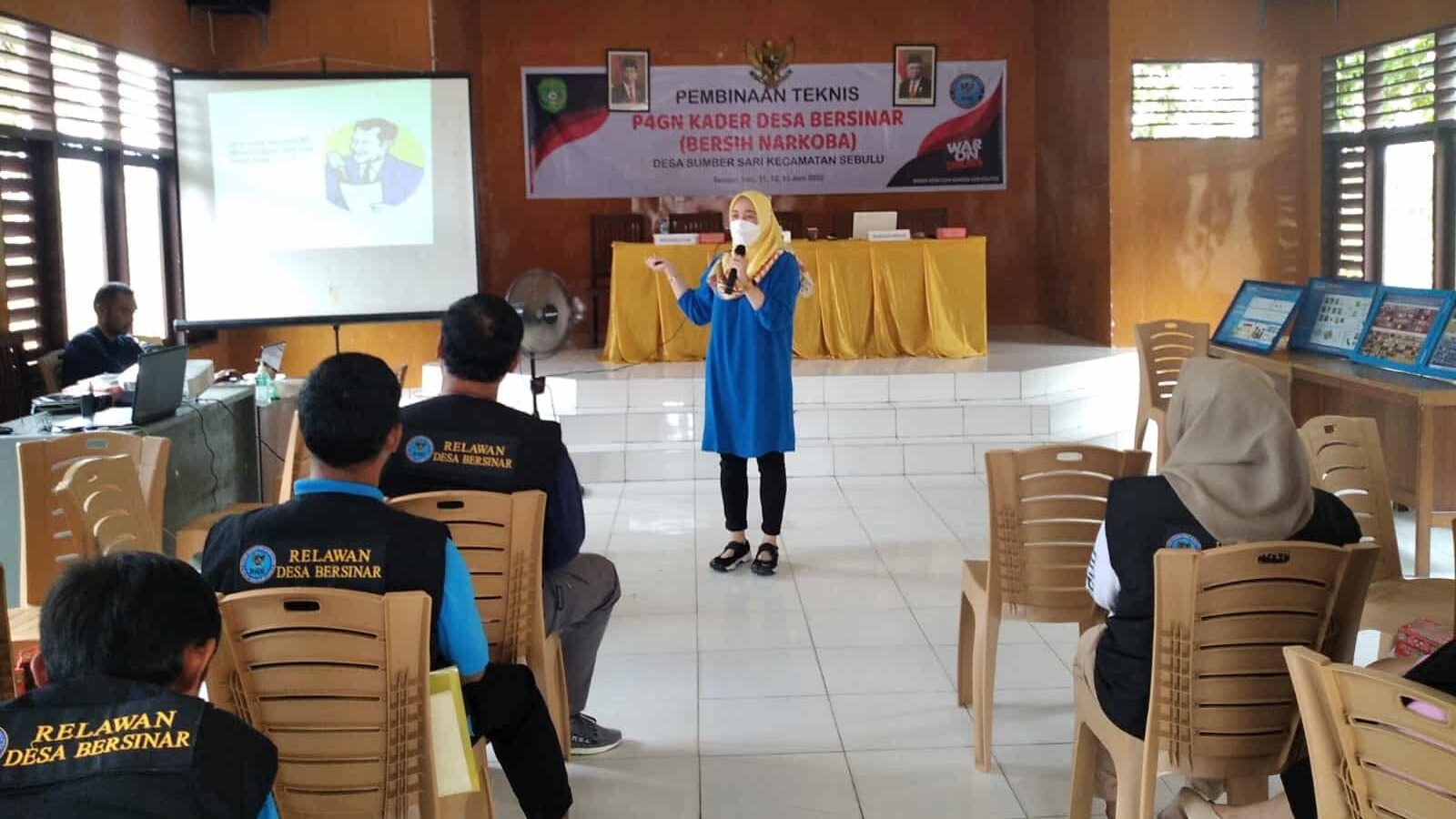 Kesbangpol Kukar Gelar Bimtek P4GN Desa Bersinar, Sampaikan Pentingnya Penanggulangan Narkoba