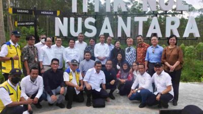 Presiden Jokowi Ajak Pemred Media Nasional Tinjau Kawasan IKN