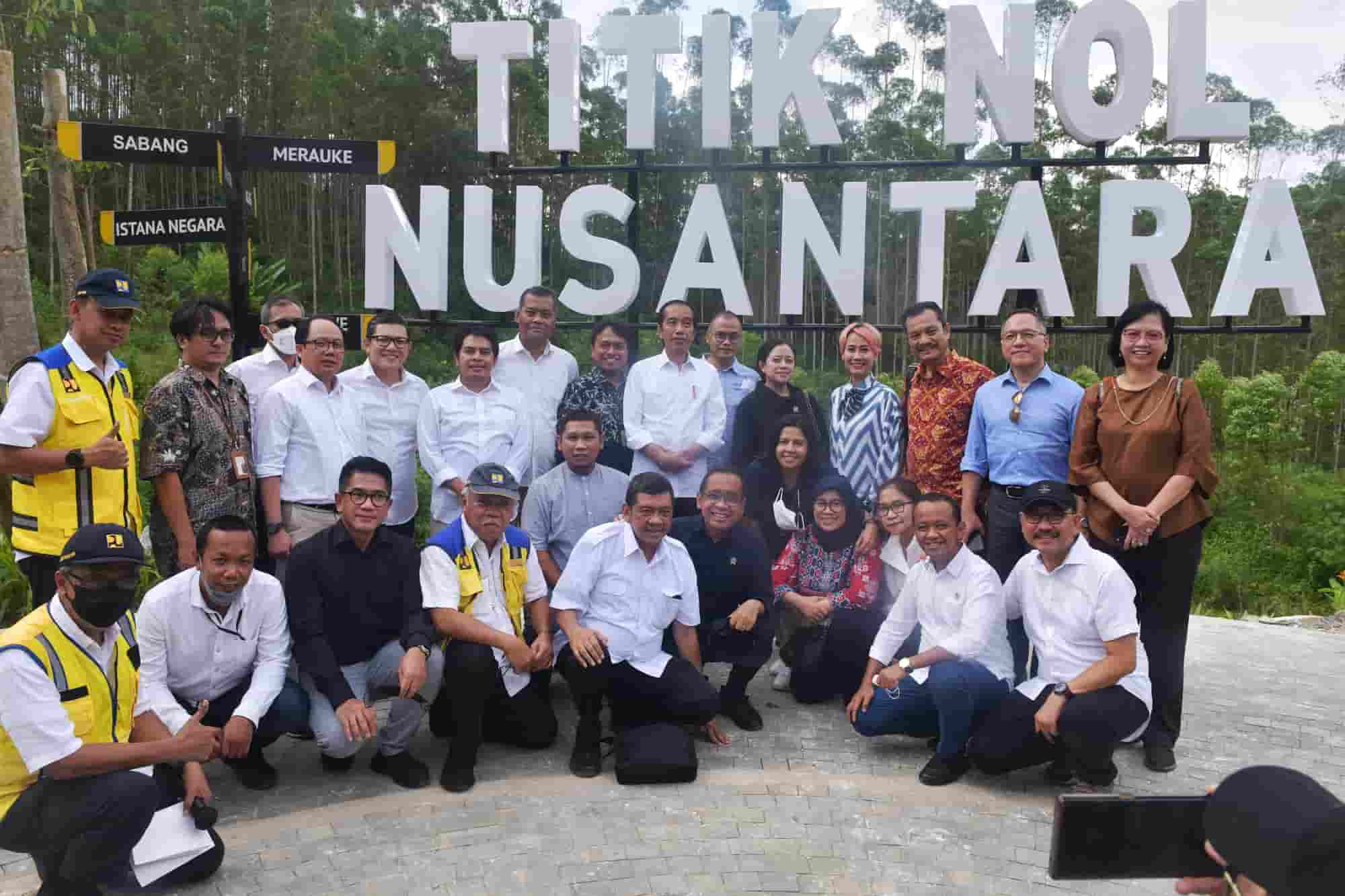 Presiden Jokowi Ajak Pemred Media Nasional Tinjau Kawasan IKN