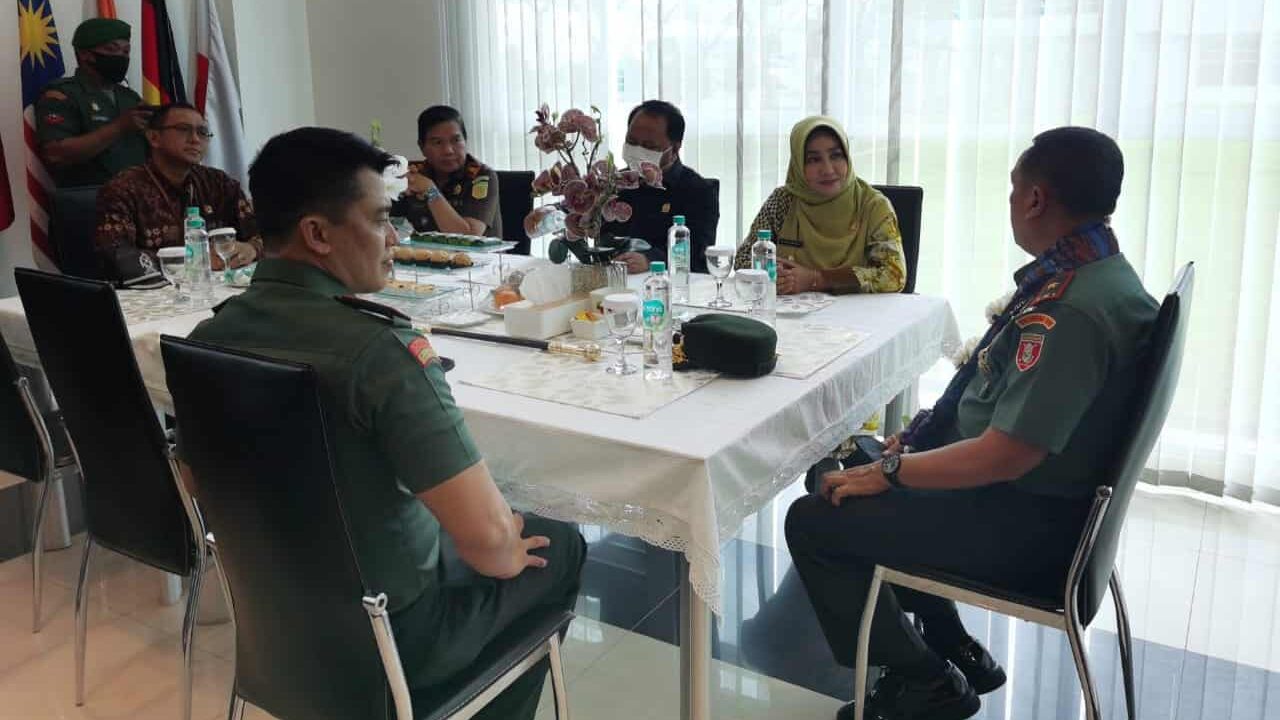 Sambut Kedatangan Danrem, Bupati Berau Dukung Rehabilitasi Markas Kodim