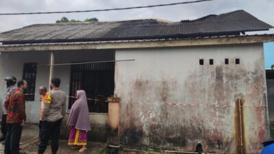 Diduga Gara-Gara Obat Nyamuk, Rumah Warga Guntung Hangus Terbakar