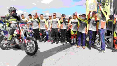 Adventure Trail, Ratusan Riders Ramaikan HUT Ke-76 Bhayangkara di Kutim