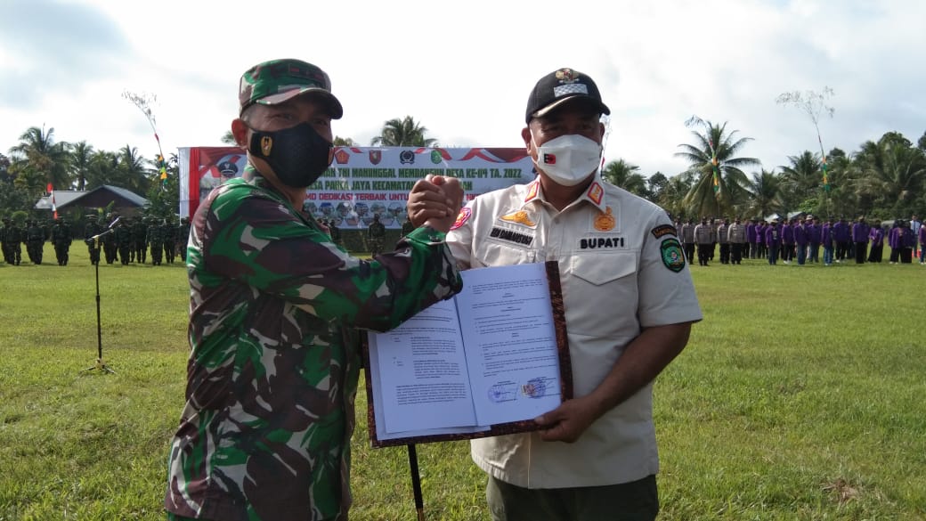 Pengembangan Sektor Petanian Jadi Fokus Utama TMMD Ke-114 di Muara Kaman
