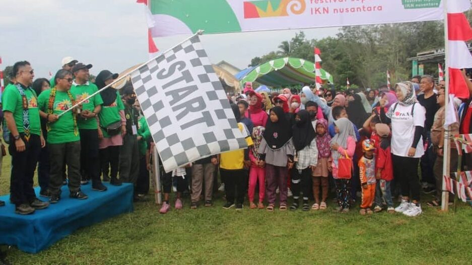 Sambut IKN, KLHK Ajak Warga Sepaku Bergembira Lewat Jalan Santai