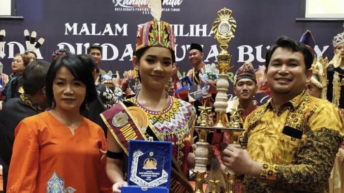Bikin Bangga Kutim, Dera Fiorentina Juara 1 Dinda Duta Budaya Kaltim