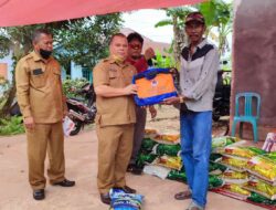 Ringankan Beban Korban Kebakaran, BPBD Kutim Bagikan Bantuan Logistik