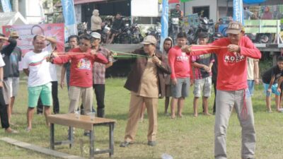 Beragam Olahraga Tradisional Meriahkan HUT Ke-123 Muara Muntai
