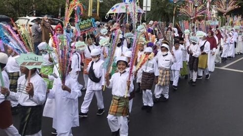 Berlangsung Meriah, Ribuan Pelajar Paser Pawai Taaruf Tahun Baru Islam