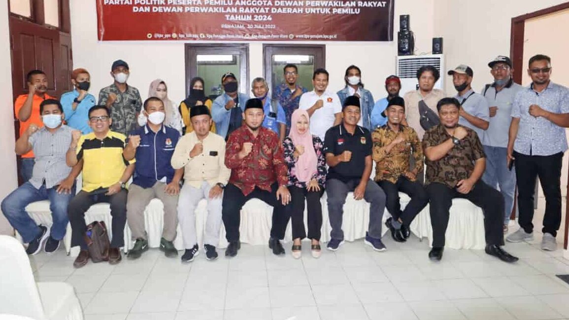 KPU PPU Sosialisasikan Pendaftaran Parpol Calon Peserta Pemilu 2024
