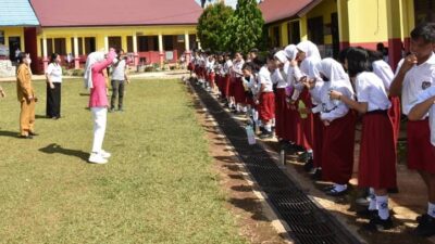 Ribuan Siswa SD di Kubar dan Mahulu Gosok Gigi Massal, Ada Apa?