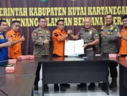 Jalin Kerja Sama, BPBD dan Satpol PP Kukar Solid dalam Penanganan Bencana