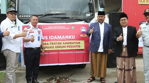 Uji Coba Angkutan Perintis, Pemkab Kukar Luncurkan Bus Idamanku