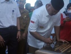 Bupati Kukar Edi Damansyah Resmikan Pusban CSR Desa Tanah Datar