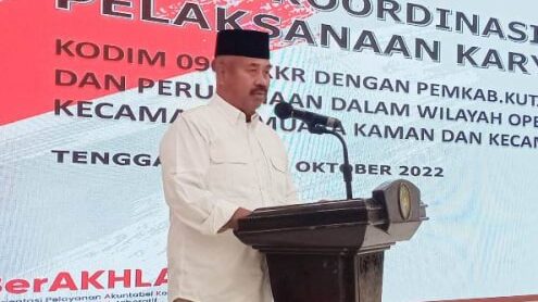 Pimpin Rakor Karya Bakti TNI, Bupati Kukar Harap Berikan Solusi Masalah Pertanian