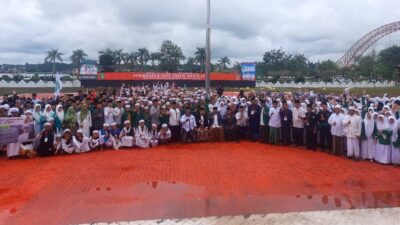 Ribuan Peserta Antusias Ikuti Upacara Hari Santri Nasional 2022 di Kukar