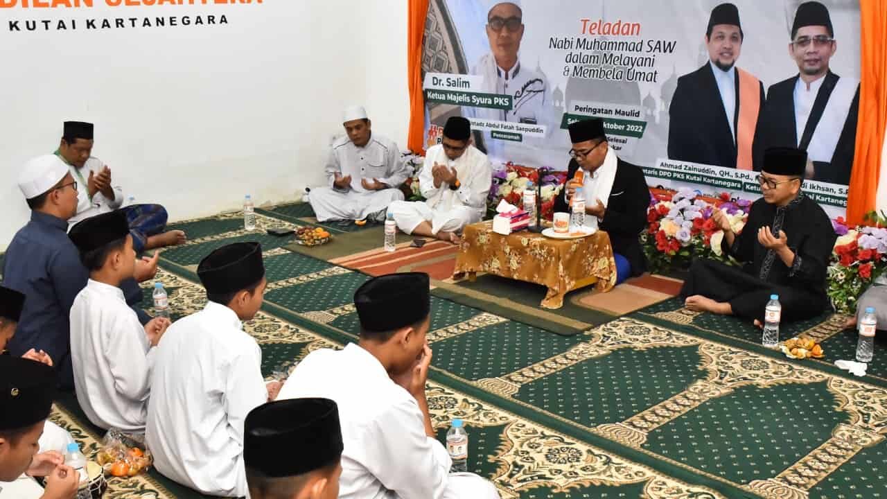 Bentuk Aktualisasi Cinta, PKS Kukar Gelar Maulid Nabi Muhammad SAW