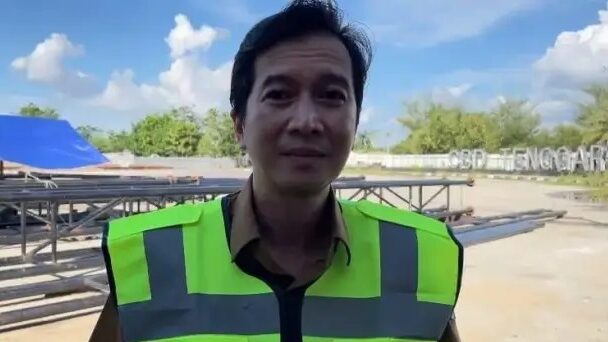 Landmark Baru Pengganti Patung Naga Jembatan Kukar Dikerjakan Bertahap