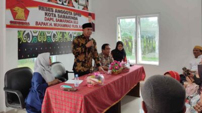 Muhammad Rudi Reses di Bukit Pinang, Warga RT 13 Minta Air Bersih dan LPJU