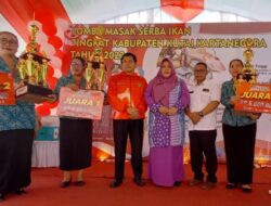 Lomba Masak Ikan Tingkat Kabupaten, TP PKK Sebulu Raih Juara I