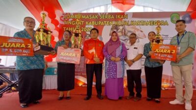 Lomba Masak Ikan Tingkat Kabupaten, TP PKK Sebulu Raih Juara I