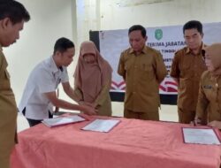 Sertijab Kepala Diarpus Kukar, Aji Lina Rodiah Gantikan Ahyani Fadianur Diani