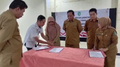 Sertijab Kepala Diarpus Kukar, Aji Lina Rodiah Gantikan Ahyani Fadianur Diani