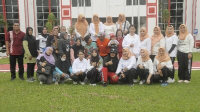 Jadi Ajang Silaturahmi, DWP Kukar Gelar Senam Pagi Bersama