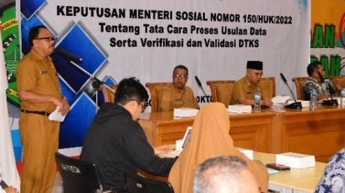 Kukar Jadi Tuan Rumah Sosialisasi Kepmensos RI Nomor 150 Tahun 2022 Wilayah Kaltim