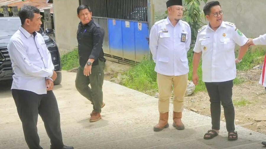 Wabup Kukar Tinjau Sejumlah Pembangunan Infrastruktur Kecamatan Loa Janan
